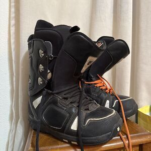Burton Imprint 2 Freestyle Mens Snowboarding‎ Boots Size 9 Black Orange Lace Up